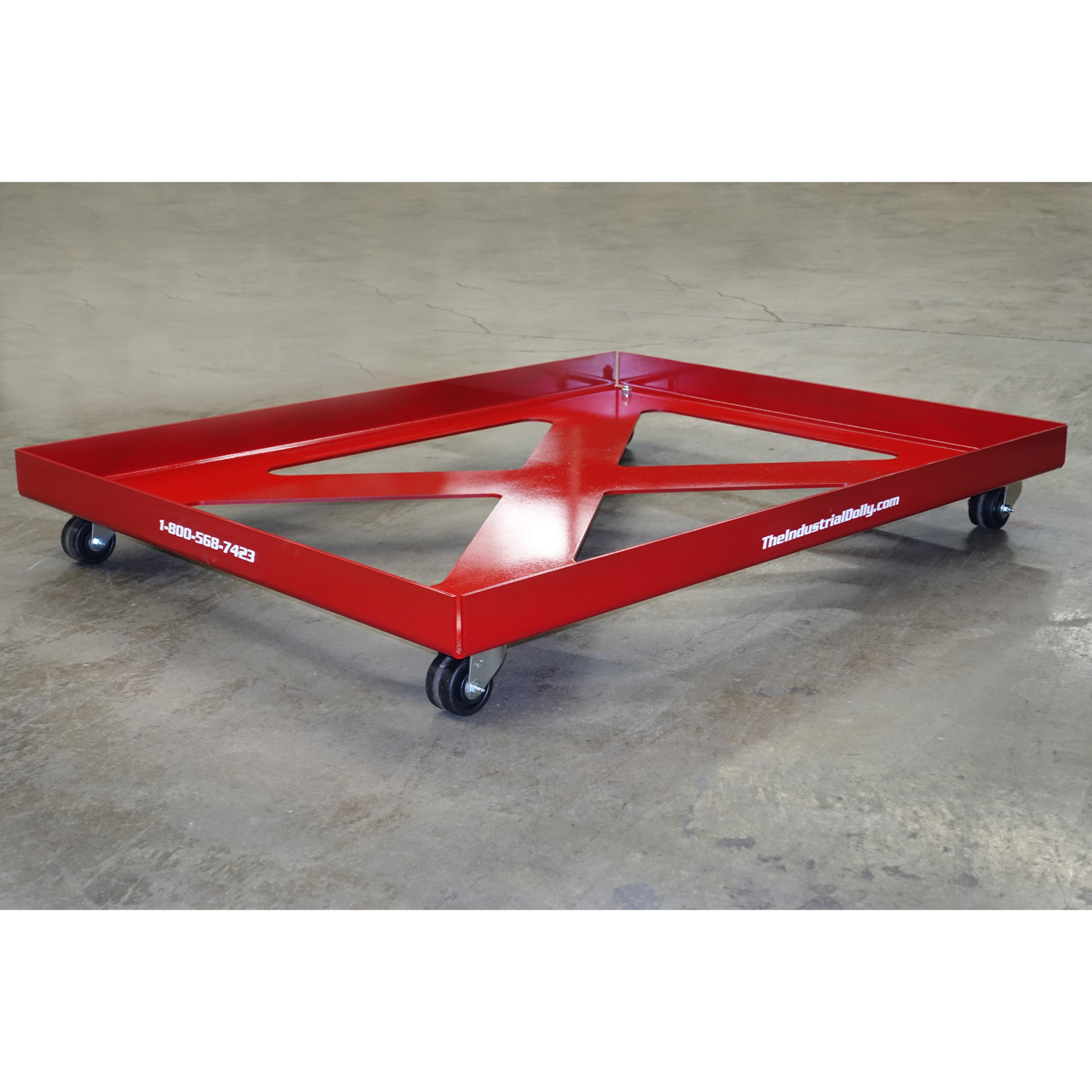 Merrick Industrial Dolly, 53in.x40in. Platform Dolly with lip, Capacity